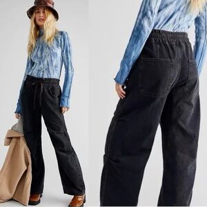 Free People We The Free Modern Love Mid Rise Pull On Jeans